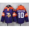 Cheap Fran Tarkenton Vikings Hoodie From China Purple #10