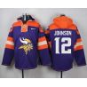 Cheap Charles Johnson Vikings Hoodie From China Purple #12