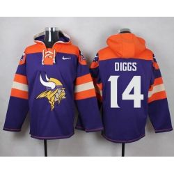 Cheap Stefon Diggs Vikings Hoodie From China Purple #14