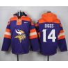 Cheap Stefon Diggs Vikings Hoodie From China Purple #14