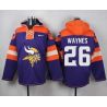 Cheap Trae Waynes Vikings Hoodie From China Purple #26