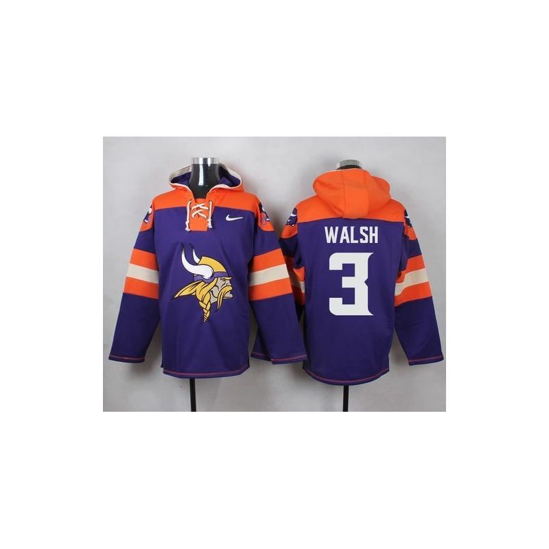 Cheap Blair Walsh Vikings Hoodie From China Purple #3