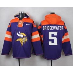 Cheap Teddy Bridgewater Vikings Hoodie From China Purple #5