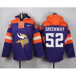 Cheap Chad Greenway Vikings Hoodie From China Purple #52
