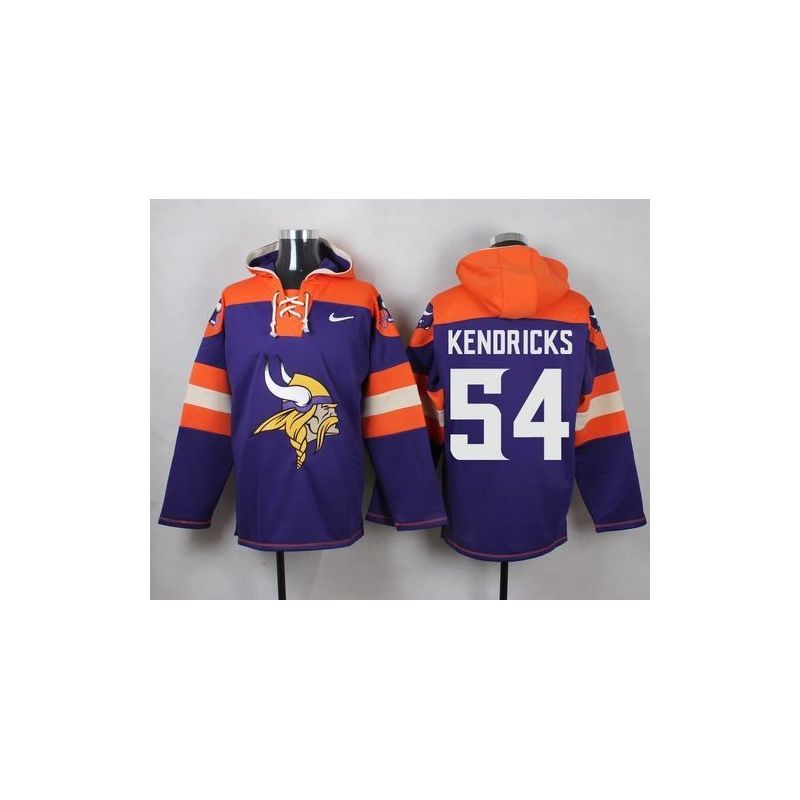 Cheap Eric Kendricks Vikings Hoodie From China Purple #54