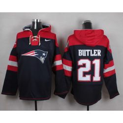 Cheap Malcolm Butler Patriots Hoodie From China Blue #21