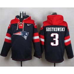 Cheap Stephen Gostkowski Patriots Hoodie From China Blue #3