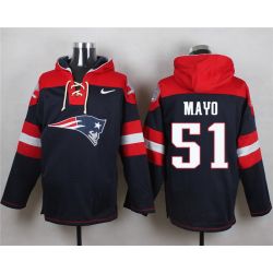 Cheap Jerod Mayo Patriots Hoodie From China Blue #51