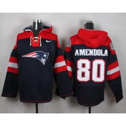 Cheap Danny Amendola Patriots Hoodie From China Blue #80