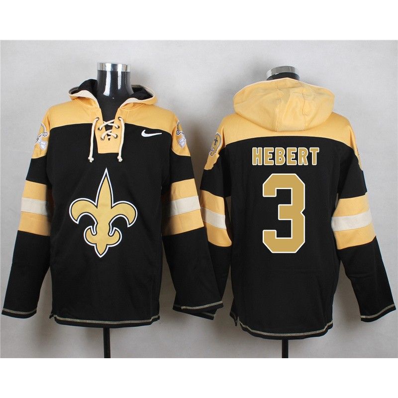 Cheap Bobby Hebert Saints Hoodie From China Black #3
