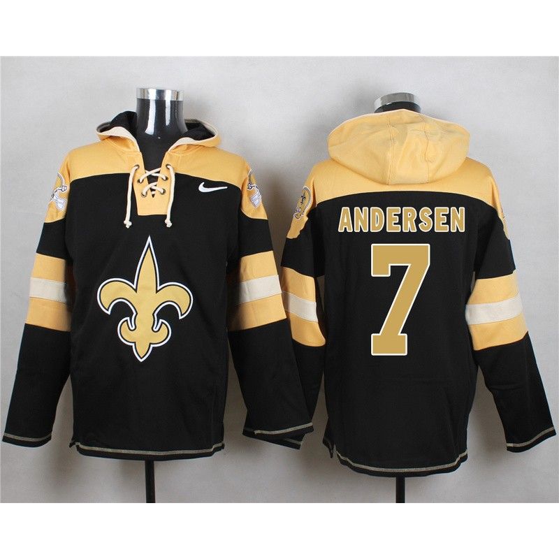 Cheap Morten Andersen Saints Hoodie From China Black #7