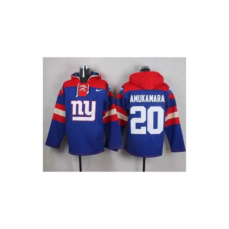Cheap Prince Amukamara Giants Hoodie From China Blue #20