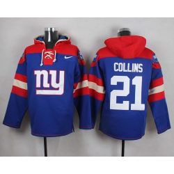 Cheap Landon Collins Giants Hoodie From China Blue #21