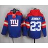 Cheap Rashad Jennings Giants Hoodie From China Blue #23