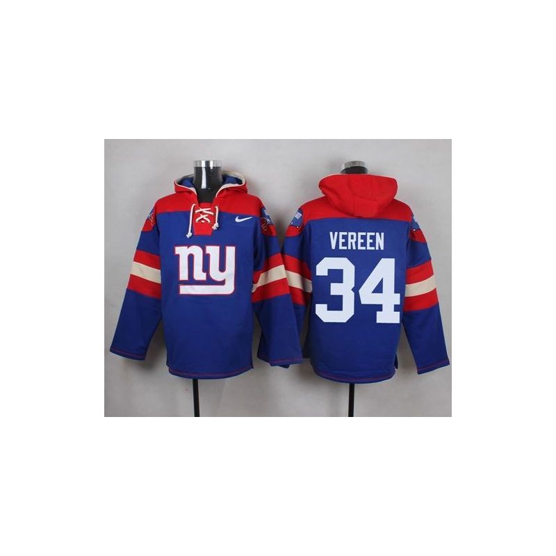 Cheap Shane Vereen Giants Hoodie From China Blue #34