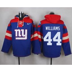 Cheap Andre Williams Giants Hoodie From China Blue #44