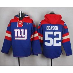 Cheap Jon Beason Giants Hoodie From China Blue #52
