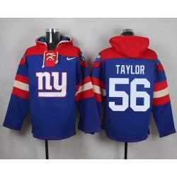 Cheap Lawrence Taylor Giants Hoodie From China Blue #56