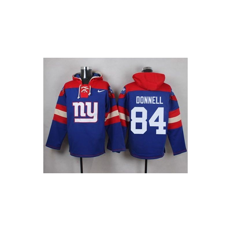 Cheap Larry Donnell Giants Hoodie From China Blue #84