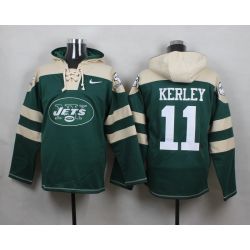 Cheap Jeremy Kerley Jets Hoodie From China Green #11