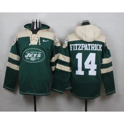 Cheap Ryan Fitzpatrick Jets Hoodie From China Green #14