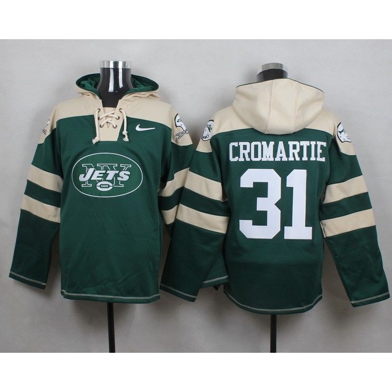 Cheap Antonio Cromartie Jets Hoodie From China Green #31