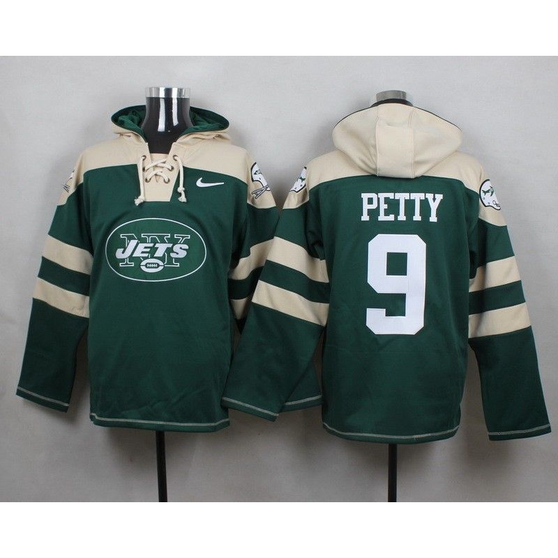 Cheap Bryce Petty Jets Hoodie From China Green #9