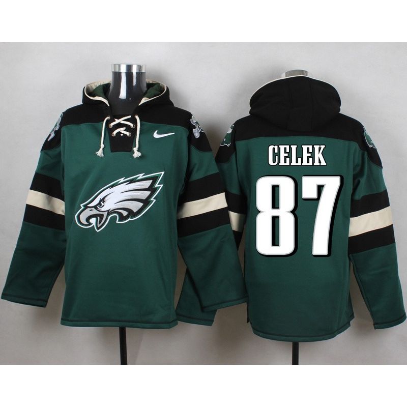 Cheap Brent Celek Eagles Hoodie From China Green #87