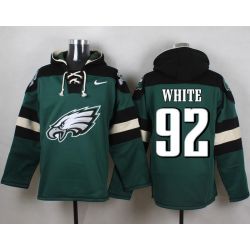 Cheap Reggie White Eagles Hoodie From China Green #92