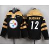 Cheap Terry Bradshaw Steelers Hoodie From China Black #12
