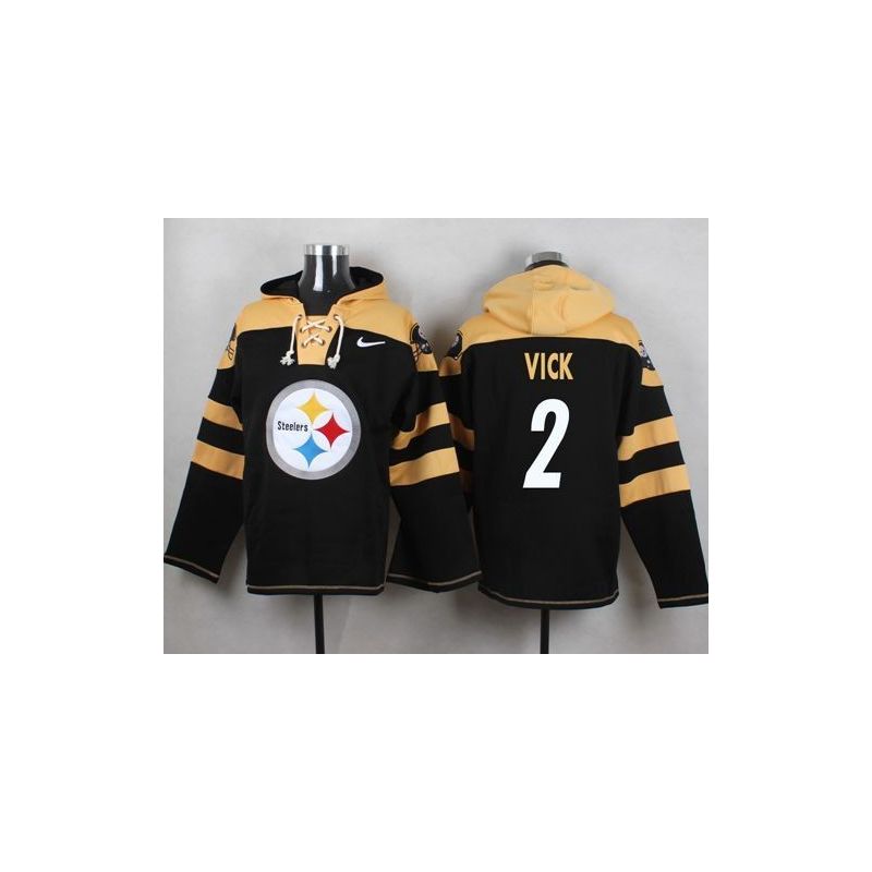 Cheap Michael Vick Steelers Hoodie From China Black #2