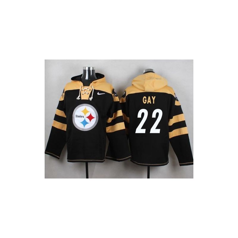 Cheap William Gay Steelers Hoodie From China Black #22