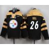 Cheap LeVeon Bell Steelers Hoodie From China Black #26
