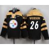 Cheap Rod Woodson Steelers Hoodie From China Black #26