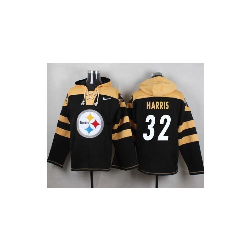 Cheap Franco Harris Steelers Hoodie From China Black #32