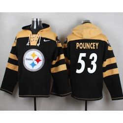 Cheap Maurkice Pouncey Steelers Hoodie From China Black #53