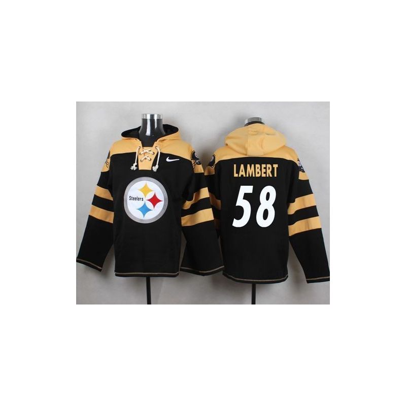 Cheap Jack Lambert Steelers Hoodie From China Black #58