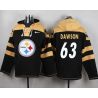 Cheap Dermontti Dawson Steelers Hoodie From China Black #63