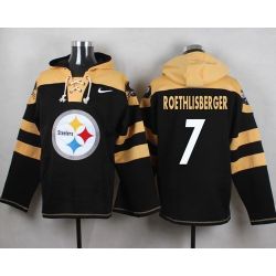 Cheap Ben Roethlisberger Steelers Hoodie From China Black #7