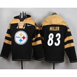 Cheap Heath Miller Steelers Hoodie From China Black #83
