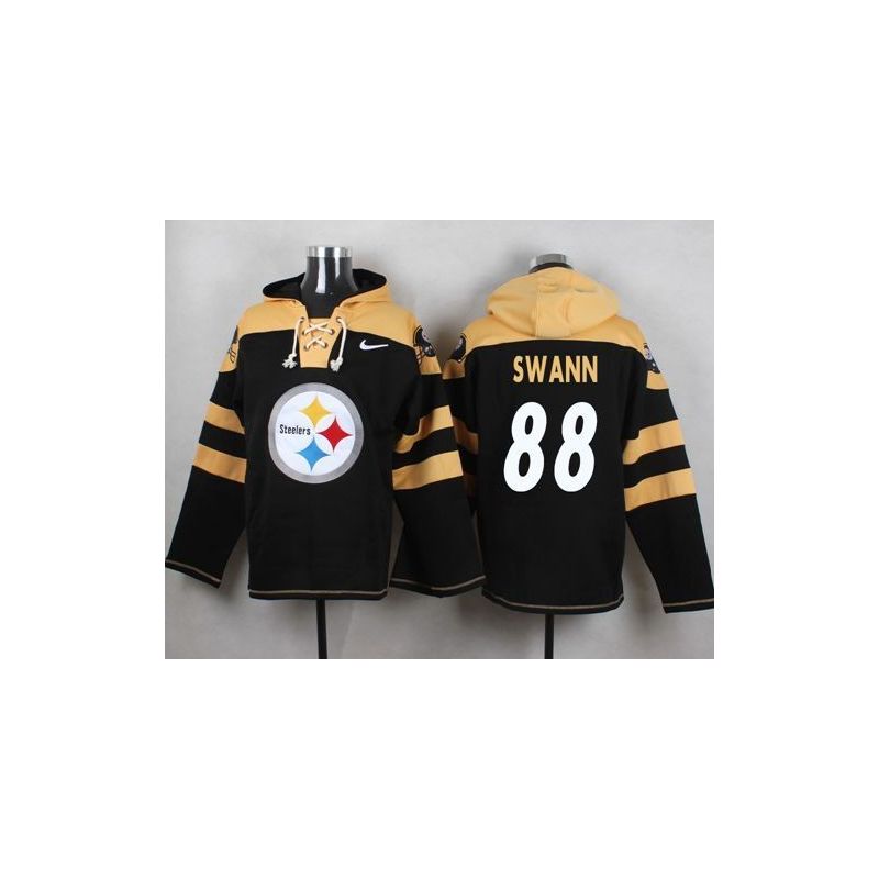 Cheap Lynn Swann Steelers Hoodie From China Black #88