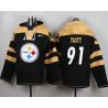 Cheap Stephon Tuitt Steelers Hoodie From China Black #91