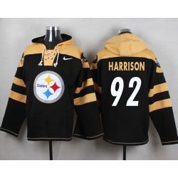 Cheap James Harrison Steelers Hoodie From China Black #92
