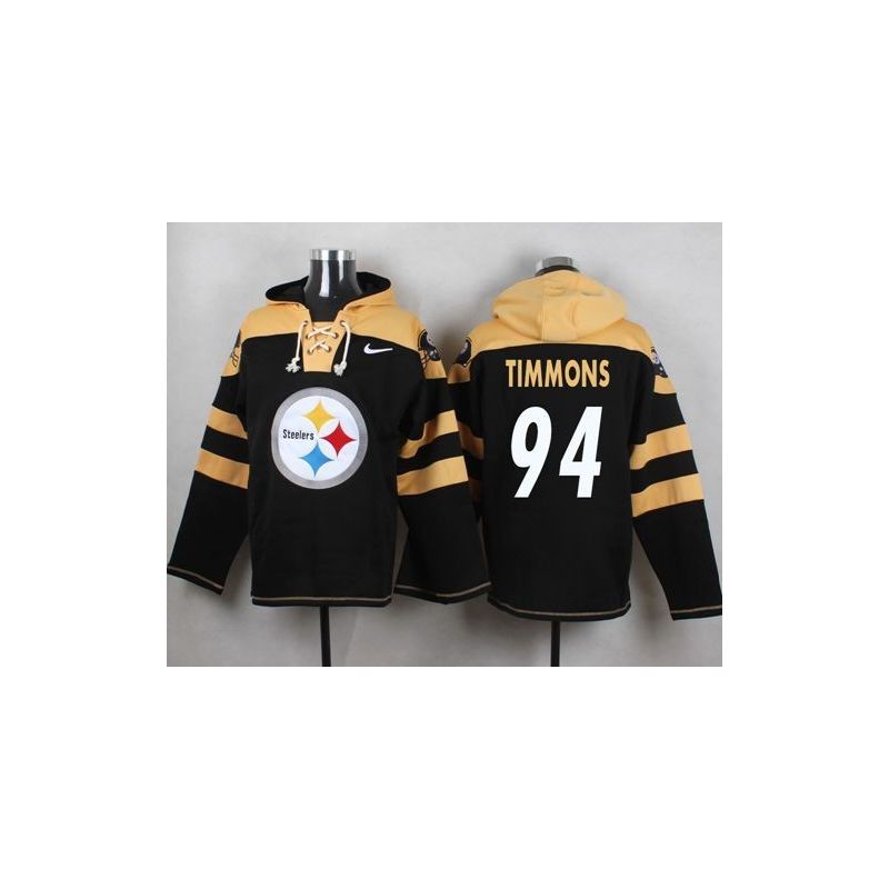 Cheap Lawrence Timmons Steelers Hoodie From China Black #94