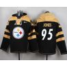 Cheap Jarvis Jones Steelers Hoodie From China Black #95