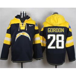 Cheap Melvin Gordon Chargers Hoodie From China Navy #28