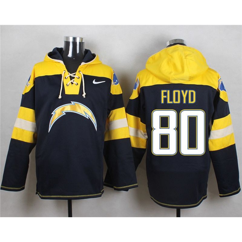 Cheap Malcom Floyd Chargers Hoodie From China Navy #80