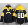 Cheap Malcom Floyd Chargers Hoodie From China Navy #80