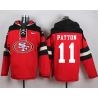Cheap Quinton Patton 49ers Hoodie From China Red #11