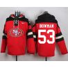 Cheap NaVorro Bowman 49ers Hoodie From China Red #53